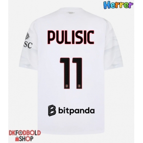 AC Milan Christian Pulisic #11 Udebanetrøje 2026-27 Kort ærmer AC Milan Christian Pulisic #11 Udebanetrøje 2026-27 Kort ærmer